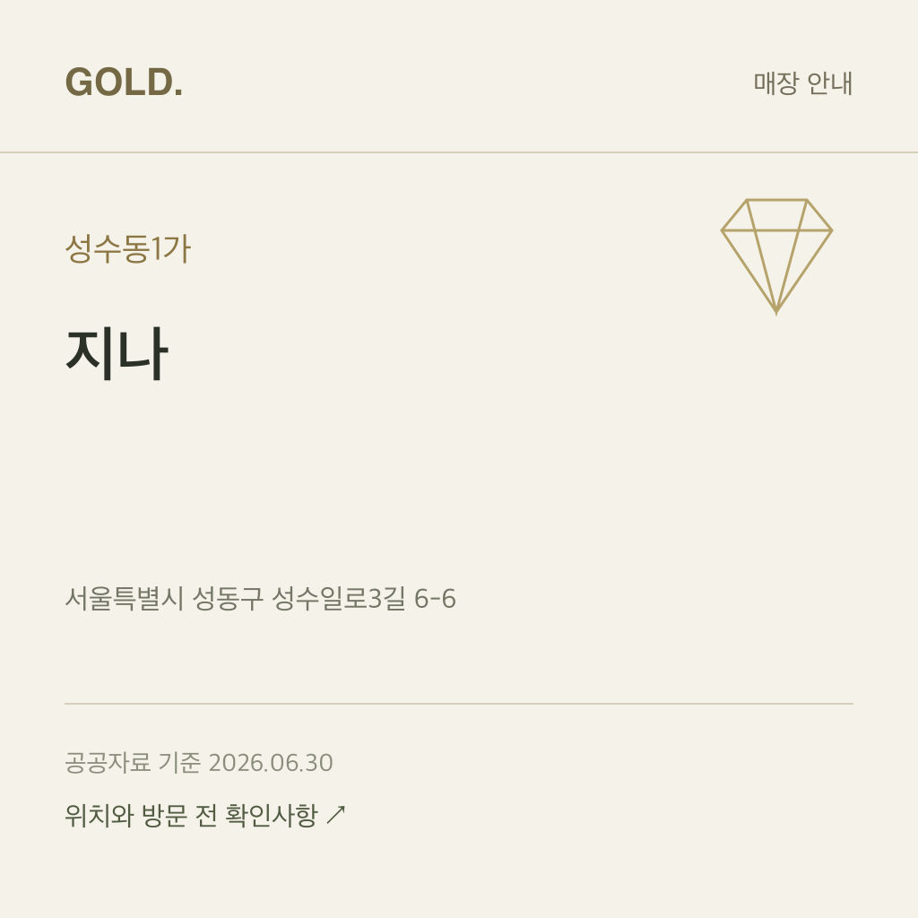 성수동1가 지나
